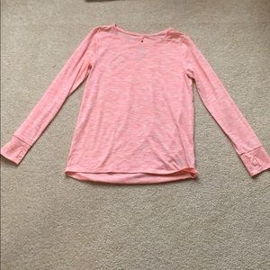 Athletic long sleeve shirt